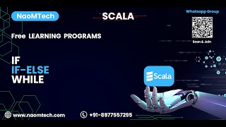 7Scala Tutorial for Beginners  If  Ifelse  While [upl. by Okimat]