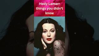 Hedy Lamarr 6 surprising things you didnt know shorts [upl. by Aihsotal]