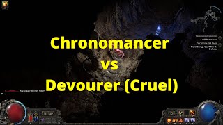 POE2 Chronomancer vs Devourer Cruel Act 1 [upl. by Biernat]