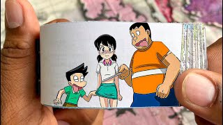 Doraemon Cartoon Flipbook 158  Gian Suneo Pulls Shizuka Clothes Flip Book  Flip Book Artist 2023 [upl. by Naej]