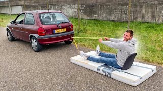 MATRAS ACHTER DE AUTO VASTMAKEN [upl. by Nies312]