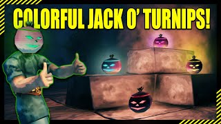 How to Build COLORFUL Jack O Turnips [upl. by Aesoh]