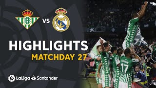 Highlights Real Betis vs Real Madrid 21 [upl. by Mcgregor849]