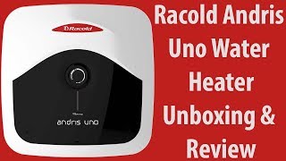 Racold Andris Uno 15 Liter Water Heater Unboxing and Review [upl. by Berta]