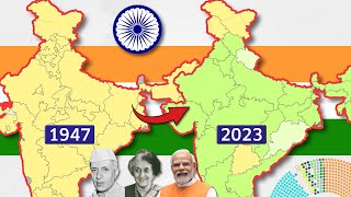 How India Gained New States After Independence [upl. by Locin]