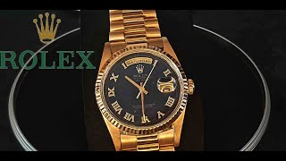 Restoration of a Vintage Gold Rolex Day Date 18238 [upl. by Aissat280]