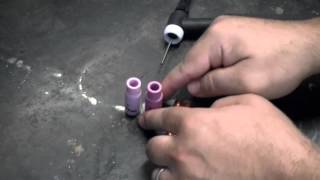 Everlast TIG Torch Guide Assembly and Consumables For a TIG Torch Everlast Welding [upl. by Maude594]