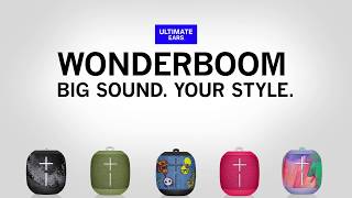 WONDERBOOM Freestyle Collection  BIG SOUND YOUR STYLE [upl. by Ayaros]