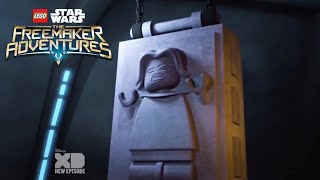 Naare frozen in Carbonite Scenes  LEGO Star Wars The Freemaker AdventuresAllStars [upl. by Braden904]