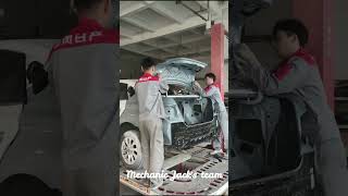 Nissan Sylphy Back Crashed Restoration 4 [upl. by Essile68]