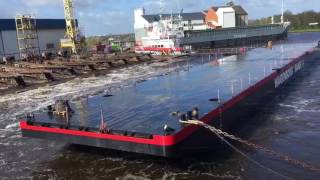 Launch Wagenborg Barge 14 [upl. by Eceinahs764]