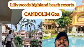 Lillywoods highland beach resorts CANDOLIM [upl. by Juni]