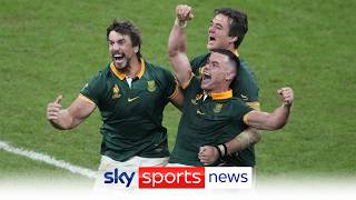 South Africa win the Rugby World Cup for a record 4th time [upl. by Ymaral140]