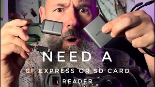 Need a CF Express or SD Card Reader Well Homan have you covered [upl. by Nytsud]