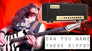 10 Minutes of 80s Riffs  Friedman BE100 [upl. by Aseeral969]