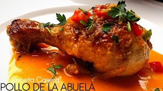 El pollo guisado de mi abuela Receta rápida y muy fácil [upl. by Akeenahs79]