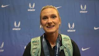 Katie Moon Claims Womens Pole Vault Title At USATF Indoor Championships 2024 [upl. by Bozovich]