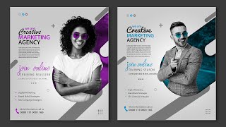 Poster Design in Adobe Photoshop [upl. by Soren]