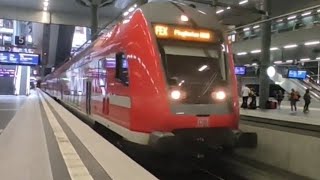 DB Regio Nordost Ansagen FEX von Berlin Hbftief  Berlin Flughafen BER NetzElbe Spree Ver [upl. by Aihsenyt513]