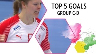 Top 5 Goals  Groups C amp D  EHF EURO 2016 [upl. by Arenahs79]