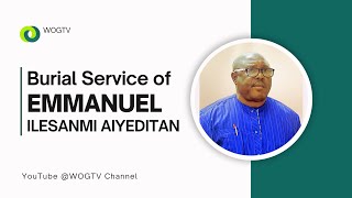 LATE MR EMMANUEL ILESANMI AIYEDITAN [upl. by Kashden]