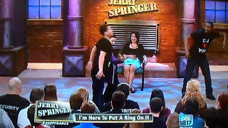 Jerry Springer Show  Im Here to Put a Ring On It  CJ Fuentes  Popping Proposal [upl. by Ines]