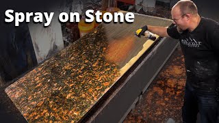 Spray on Granite in 10 minutes  Stone Coat Epoxy [upl. by Ethan]