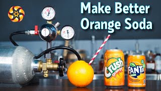 Make Homemade Orange Soda like Crush or Fanta [upl. by Ahsilrae911]