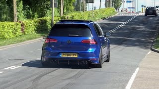 LOUD Volkswagen Golf 7 R with Armytrix Exhaust  Revs Launch Controls amp Accelerations [upl. by Nilahs913]