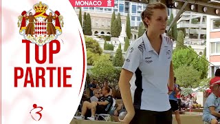 Epoustouflant 👍 Après poules ITALIE vs FRANCE  International féminin doublette pétanque Monaco 2022 [upl. by Ilene]