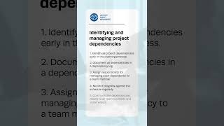 Identifying and managing project dependencies [upl. by Pesek]
