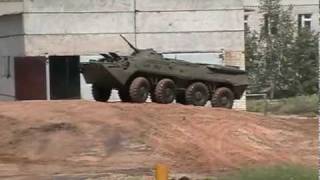 BTR80BTR82 Armored Personnel Carrier  Factory Test Drive [upl. by Leahcimluap]