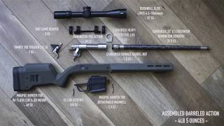 Remington 700  Remage Carbon Barrel  65 Creedmoor  Magpul Hunter 700 Build [upl. by Aneladgam]