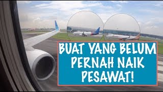 CARA NAIK PESAWAT TERBANG PERTAMA KALI [upl. by Mariana867]