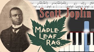 Scott Joplin  Maple Leaf Rag  Piano Tutorial [upl. by Farrand]