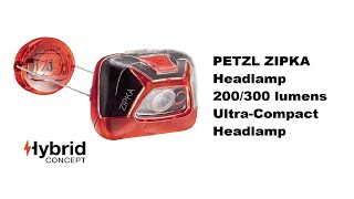 First look and review of the Petzl ZIPKA 200300 lm headlamp [upl. by Enoob]