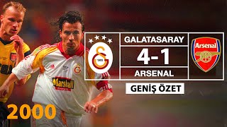 UEFA Kupası Galatasaray  Arsenal Final Maçı Geniş Özet  17 Mayıs 2000 [upl. by Nuahsel]