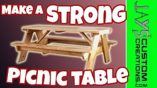 How To Build a Picnic Table  084 [upl. by Llywellyn]