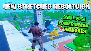 The New BEST Stretched Resolution in Chapter 3 How To Get More FPS and LESS DELAY in Fortnite [upl. by Gilbertina]