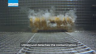 Ultrasonic cleaning  underwater view [upl. by Yendic711]