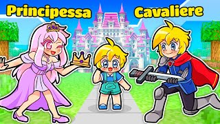 ADOTTATO Da PRINCIPESSA e CAVALIERE Su Minecraft [upl. by Bigner343]