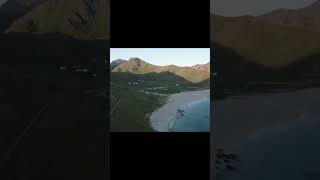 White Sand Beach of Norway  Haukland Beach [upl. by Adnek553]