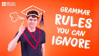 Three grammar rules you can ignore  a Mini English Lesson [upl. by Lynde]