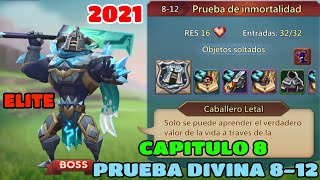 PRUEBA DE INMORTALIDAD 812 CAPITULO 8 PRUEBA DIVINA SUELO SAGRADO ELITE LORDS MOBILE GAMEPLAY FÁCIL [upl. by Akcira819]