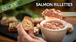 A salmon spread that will blow your mind known as Salmon Rillettes [upl. by Yssirk565]