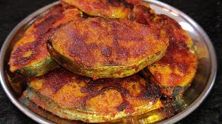 Vanjaram Fish Fry  வஞ்சரம் மீன் வறுவல்  Spicy vanjaram fish fry  Seer fish fry [upl. by Avruch]