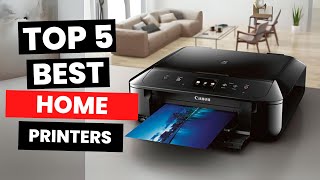 Top 5 Best Home Printers 2024 [upl. by Ahsitneuq726]