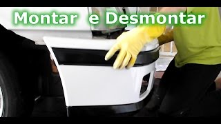 Dicas Como desmontar e montar o parachoque do Kadett GSGSI [upl. by Edithe]