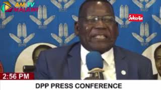 DPP PRESS BRIEFING  GEORGE CHAPONDA WASAMBWADZA MCP NDIPO WANENA ZA IMPEACHEMENT [upl. by Jer729]