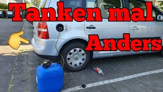 Tanken aus dem Kanister [upl. by Airdnaz]